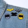 European and American Superheroes Movie Characters Metal Badges Batman Bat Logo Alloy Brooch Accessory Pin