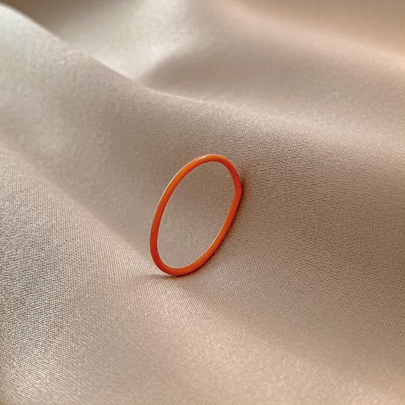 

Модное красочное роскошное кольцо: Уникальный стиль для женщин оранжевый