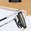 Women Trendy Large Reading Glasses With Glitter Frame Magnifying Transparent Glasses Plus Eyewear +1.0+1.5+2.0+2.5+3.0