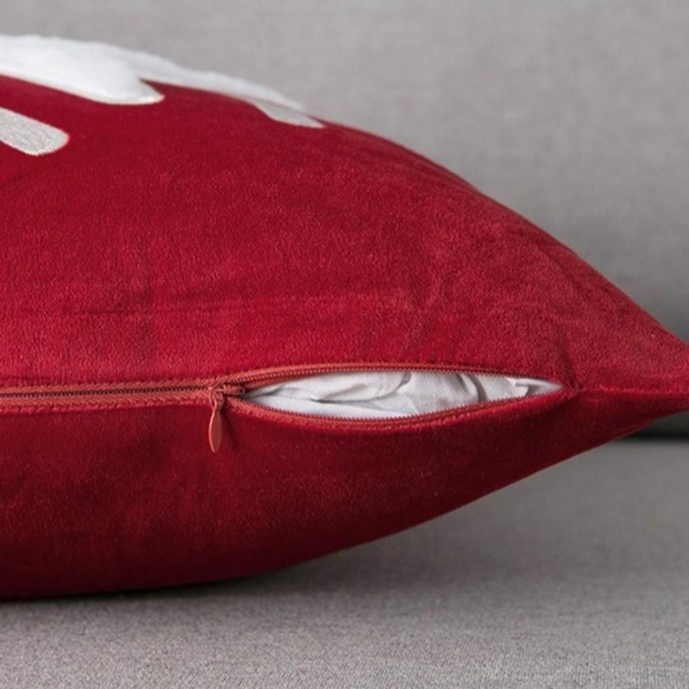 Unfilled Christmas Pillow Cover Christmas-themed Xmas Sofa Pillowcase  Bedroom