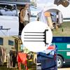 Laundry Drying Rack Aluminum Alloy Heavy-Duty Hanger RV Ladder-Mounted Clothes Drying Rack For Campers Trailer Travel Hotel