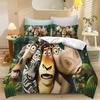 Madagascar Duvet Cover Set Bedding Comforter Sets King Size 3D Children'S Bedding Set