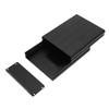 45*122*160mm Aluminum Shell Aluminum Alloy Matte Black Aluminum Box with Bending Plate Aluminum Extruder Case Technical Box