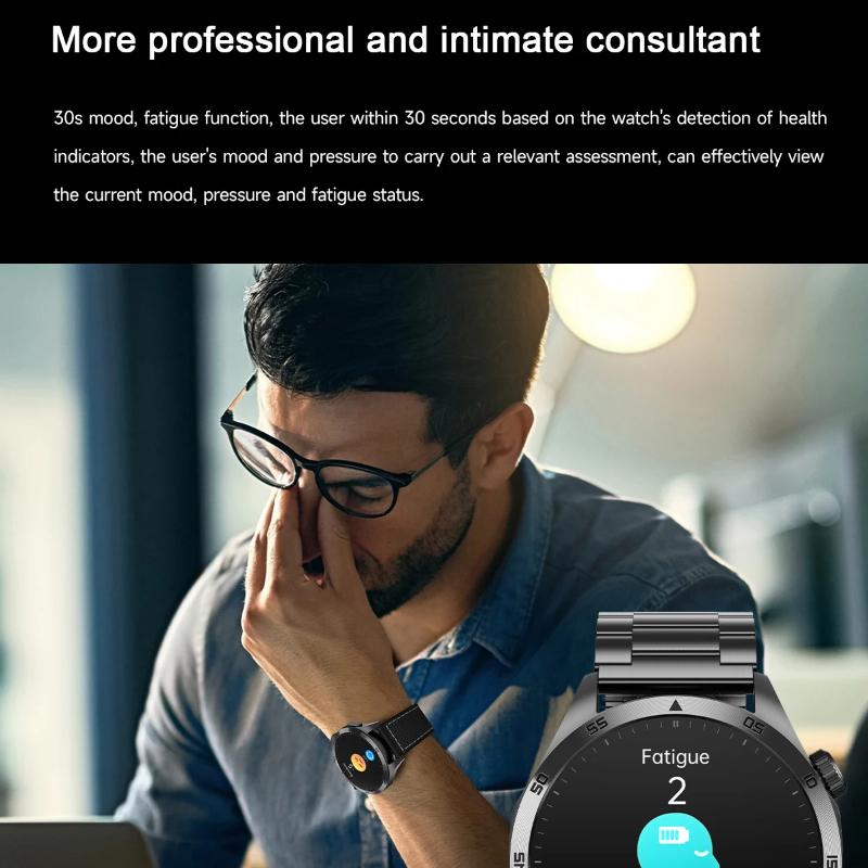 New Expert Health Smart Watch Men Uric Acid Blood Fat Blood Pressure ECG+PPG Heart Rate HD Bluetooth Call Sport Watch for IOS Android