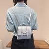 Schoolbag Fashion Korean Version Small Backpack Summer Versatile Small Fresh Multi-purpose Messenger Bag Small Square Bag Fried Street Japanese and 