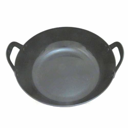 Endo Shoji TKG Iron Tempura Pan, 33cm, Size: 340 x 350 x 130 mm (W x D x H), Capacity: 2570g, 2.6mm thick iron plate keeps oil temperature constant, D