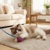 Pelota Recargable por USB para Gatos Juguete Eléctrico para Gatos con Cola Pequeña Juguetes Interactivos para Gatos Modo de Juego