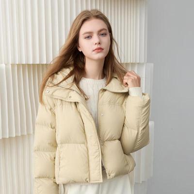 Sancai Women's Hooded Goose Down Puffer Jacket