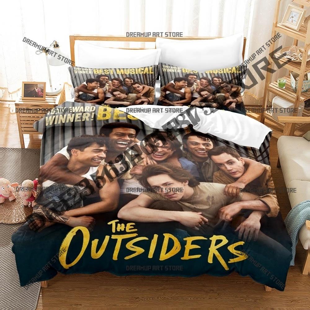 3D Print The Outsiders Bedding Set Twin Queen King Full Size Duvet Cover Pillowcase Bed boys girls Adult Home Textiles