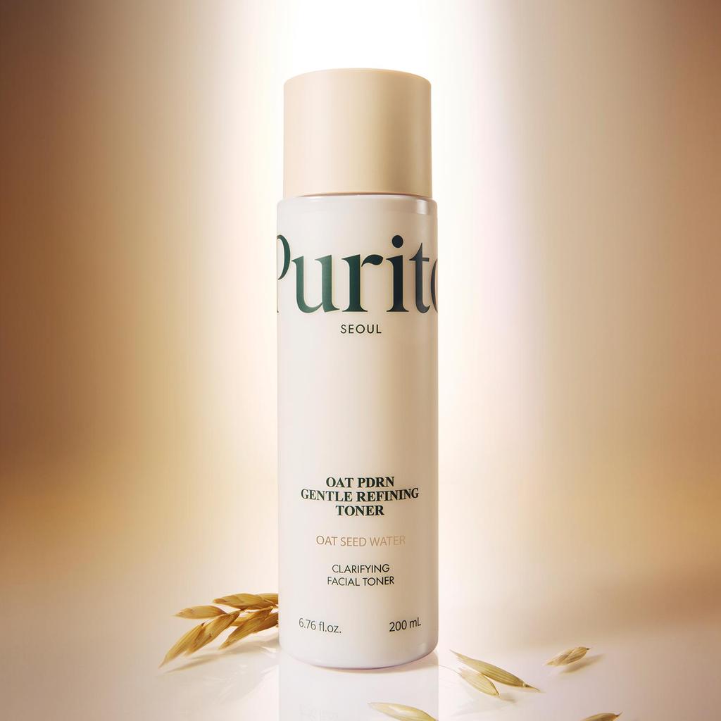 Purito Seoul Oat PDRN Gentle Refining Toner 99% Oat PDRN Hydrating Soothing Skin Texture Care 200ml