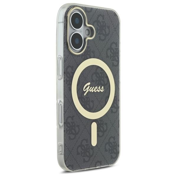 Etui do iPhone 16 Guess MagSafe Hardcase Czarny