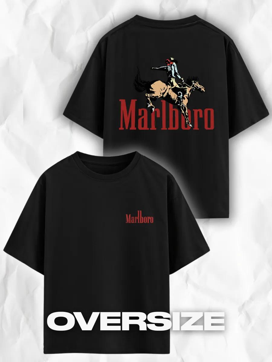 

Винтажная футболка Marlboro в стиле Y2k M