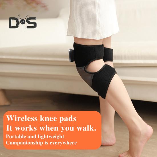 Beheiztes Kniemassagegerät mit 5 Heizmodi, 3 Massagemodi, Digitalanzeige, wiederaufladbares kabelloses Kniemassagegerät