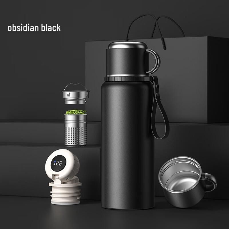 Shangqi Large Capacity Insulated Tea Travel Mug with Temperature Display