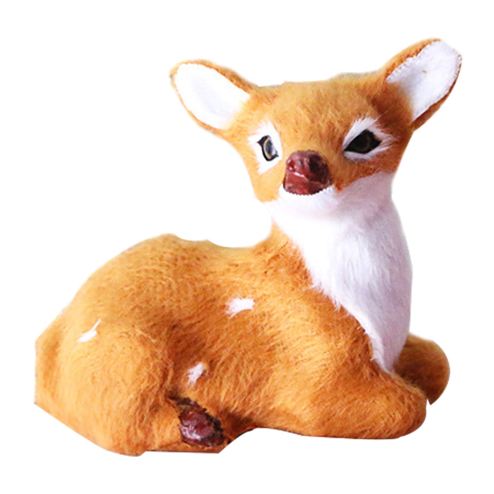 

Deer Ornament Practical Creative Home Decoration for Car Bedroom Desktop 7cmx7.5cmx13cm