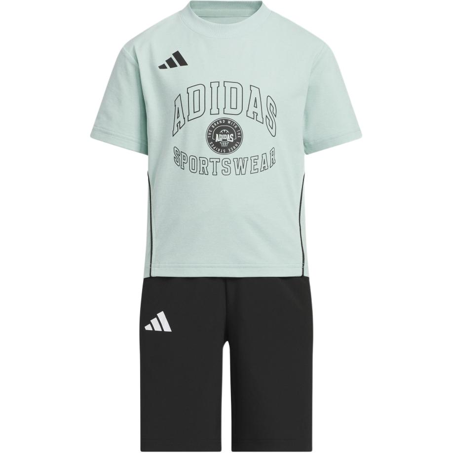 

Adidas Casual Sportswear ClimacoolSportswear Light Green/Black Children Aged 3 7 Years Old KC1538 104