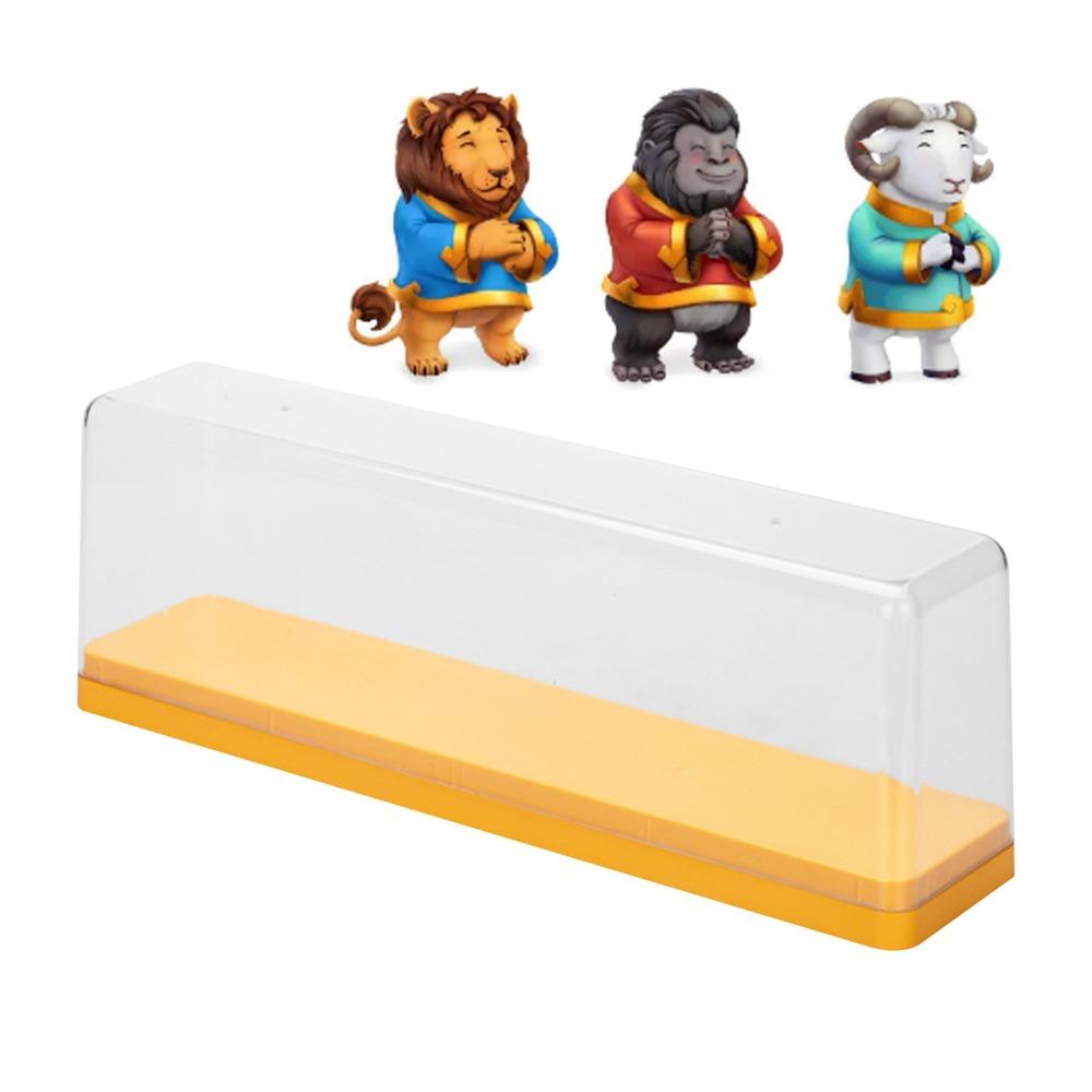 Stackable Action Figure Storage Box Transparent Cover Durable Display Case With Cover Figure Collection Box Dolls