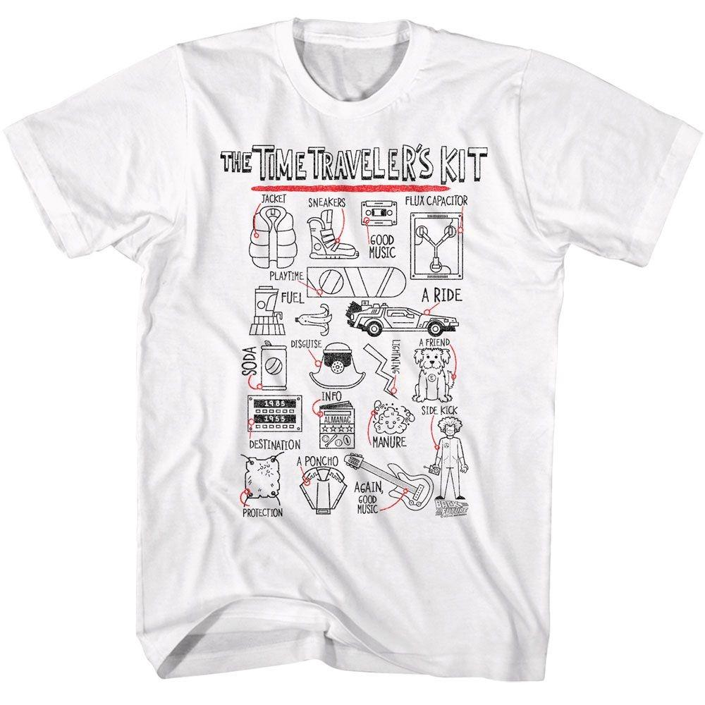 Back To The Future Time Travelers Kit Movie Shirt L