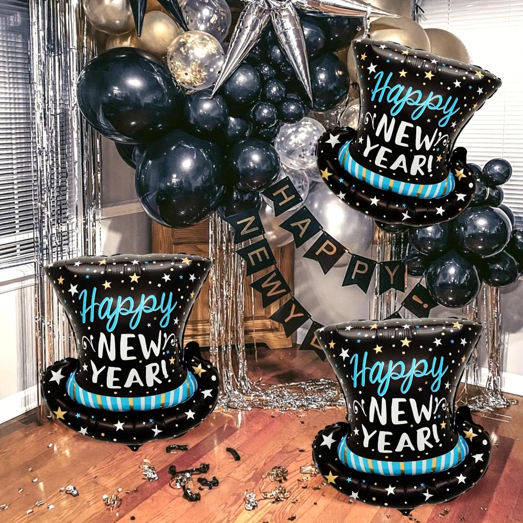1/2pcs Happy New Year Balloons Welcome The New Year 2026 Party Wedding Birthday Family Party Decorations