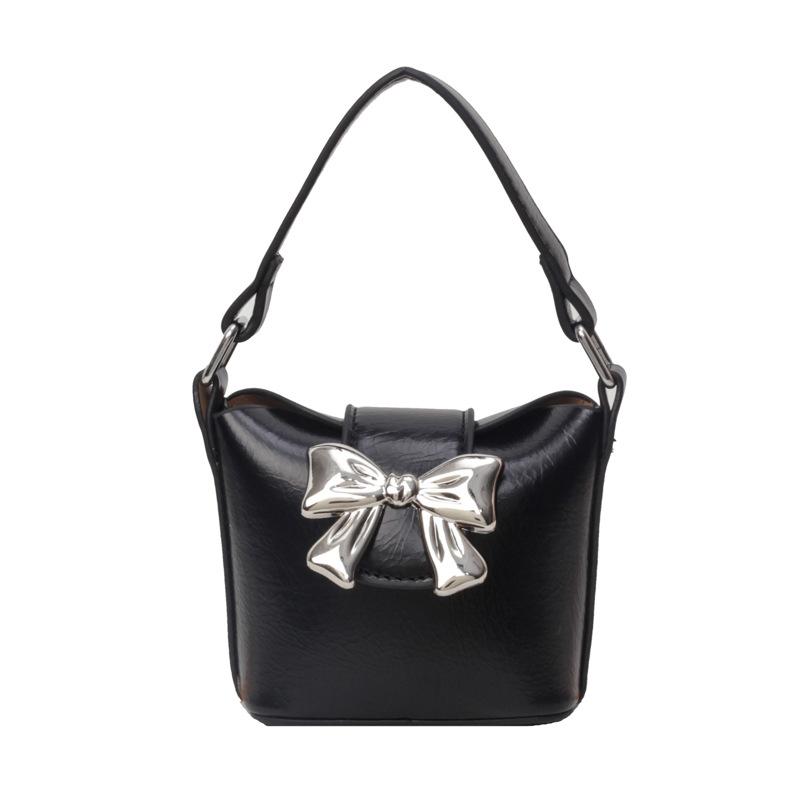 

Модная мини-сумка через плечо с клапаном для женщин, корейская текстурированная искусственная кожа, помада, наушники, кошелек, женская мини-сумка-ведро