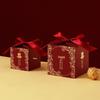 JINGRUIXIANG Wedding Candy Gift Boxes with Red Ribbon