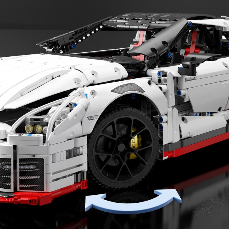 IN STOCK 8882 MOC 1:8 Technical RC Sports Car Building Blocks Assembling Bricks Model Children's Toys Christmas Gift Set