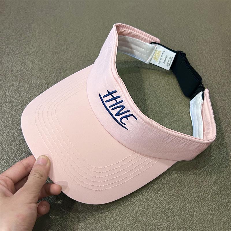 

Summer topless sun hat men s and women s fashion quick-drying versatile cap outdoor sports cycling sun hat M (56-58cm) adjustable рожевий