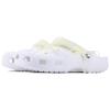 Crocs Classic Clog Romantic Feast SDS EVA Simple Small Fresh Casual and Comfortable Hole Shoes Unisex White