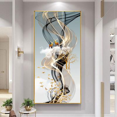 Toile d'arbre de cerf doré de Style nordique, imprimés d'affiches murales luxueuses, peintures sur toile modernes pour la décoration de votre salon et de la maison