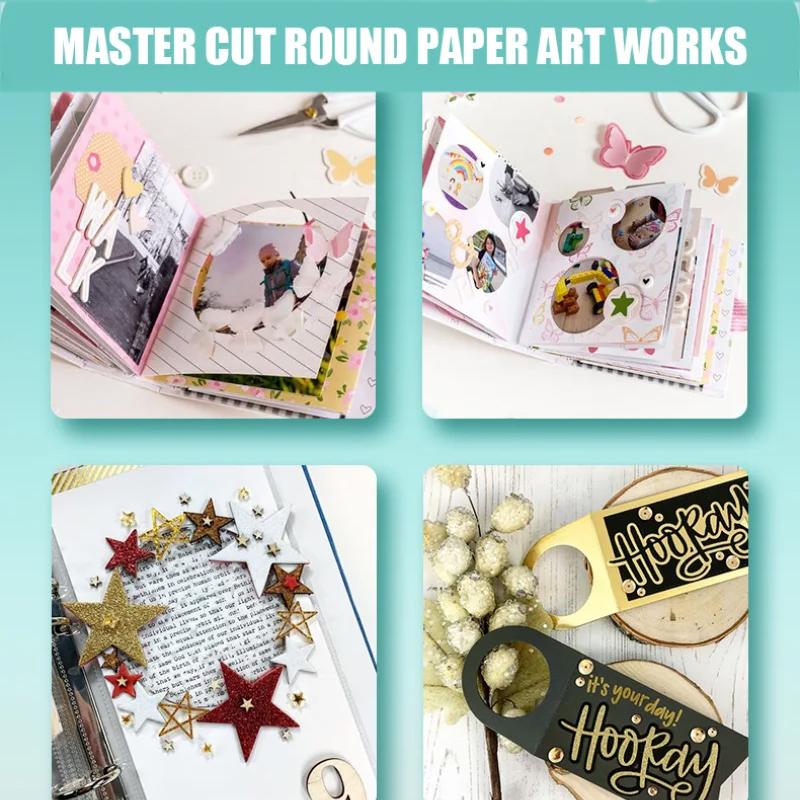 360 Adjustable Cutting Round Knife Journal Photo Circle Cutter Circular Paper Scrapbooking Cutters