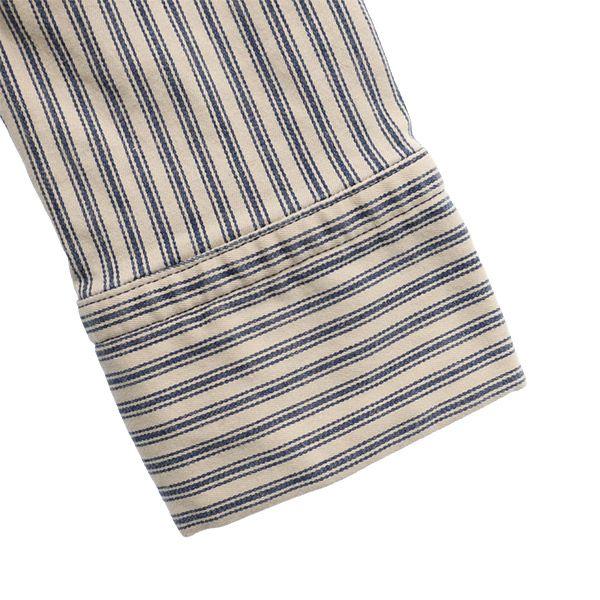 45rpm Stripe Short Jacket 2 Beige X Green Women Used