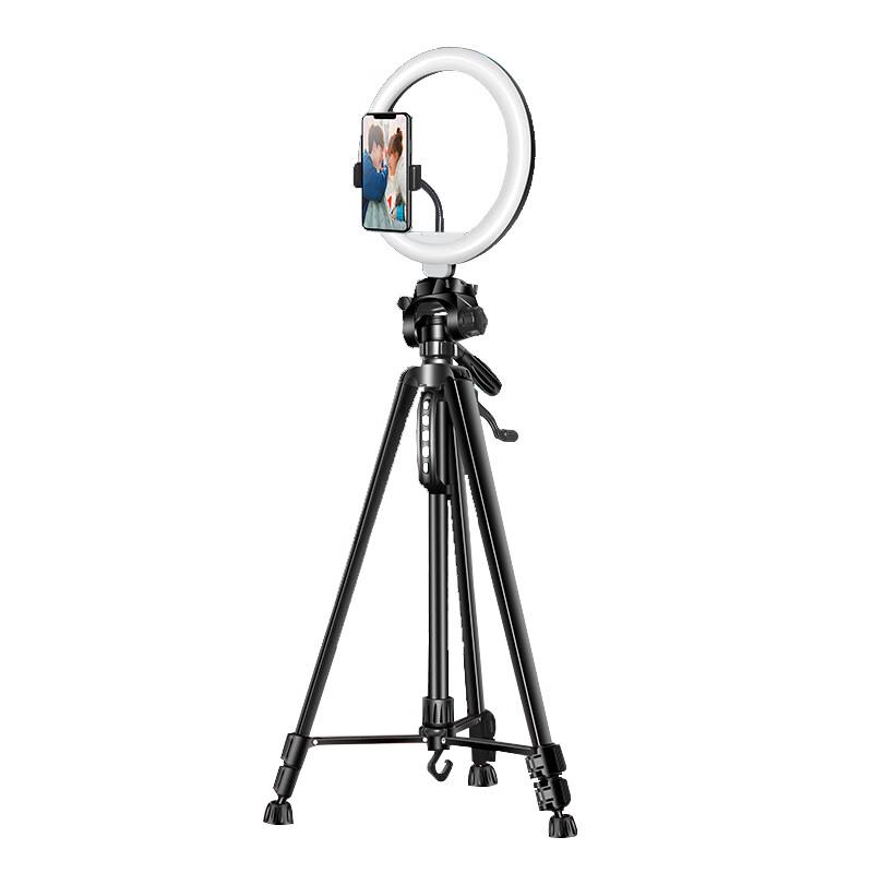 Xunhuo Camera & Phone Tripod with Fill Light and Remote