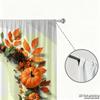 Piece Set High Definition Digital Printed Curtainsautumncolorfulleavespumpkinwreathfoliagepineconehome Decoration Style Curtain Polyester