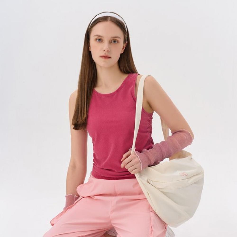 Huit Euro Jersey Washing Shirring Sleeveless Htwte4j03t