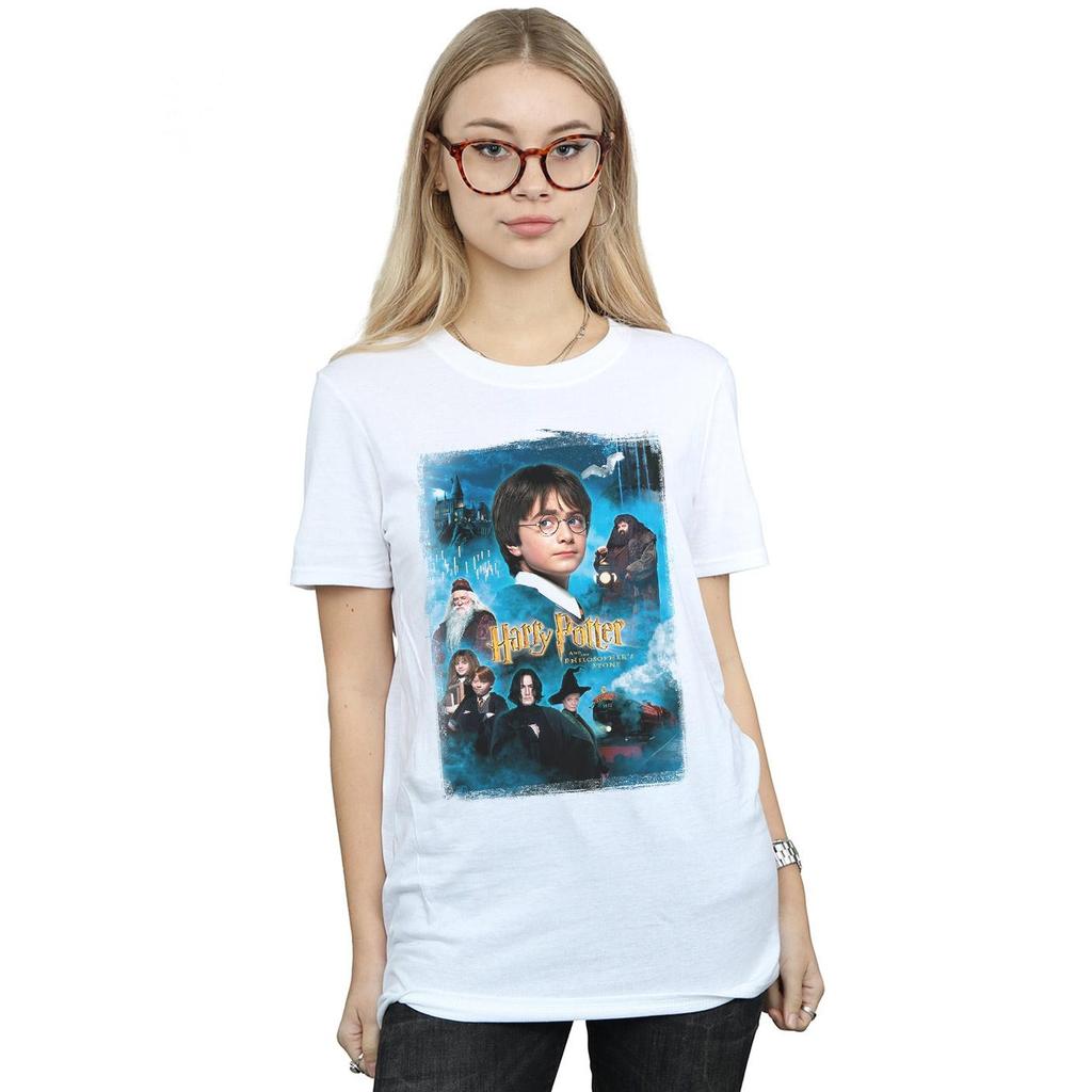 Harry Potter Womens/Ladies Philosopher´s Stone Cotton Boyfriend T-Shirt