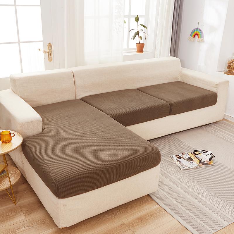 Wasserdichter Sofa-Sitzkissenbezug, dehnbar, rutschfeste Stuhlkissenbezüge für Haustiere und Kinder, waschbare Sitzbezüge für die Inneneinrichtung