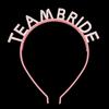 Team Bride Headband - Bridesmaid Letter Crown, Trendy Cross-Border Fashion