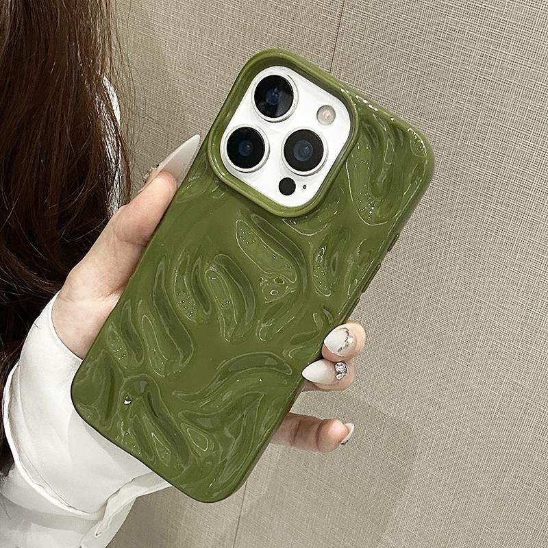 Ins 3D Rose Meteorite Pattern Texture Case For iPhone 16 Pro Max 17 15 14 13 12 11 XS XR X 7 8 Plus Soft TPU Phone Back Cover