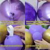132Pcs Dark Purple Light Balloon Garland Arch Kit Metal Purple Gold Latex Balloons Wedding Party Bridal Baby Shower Birthday Dec