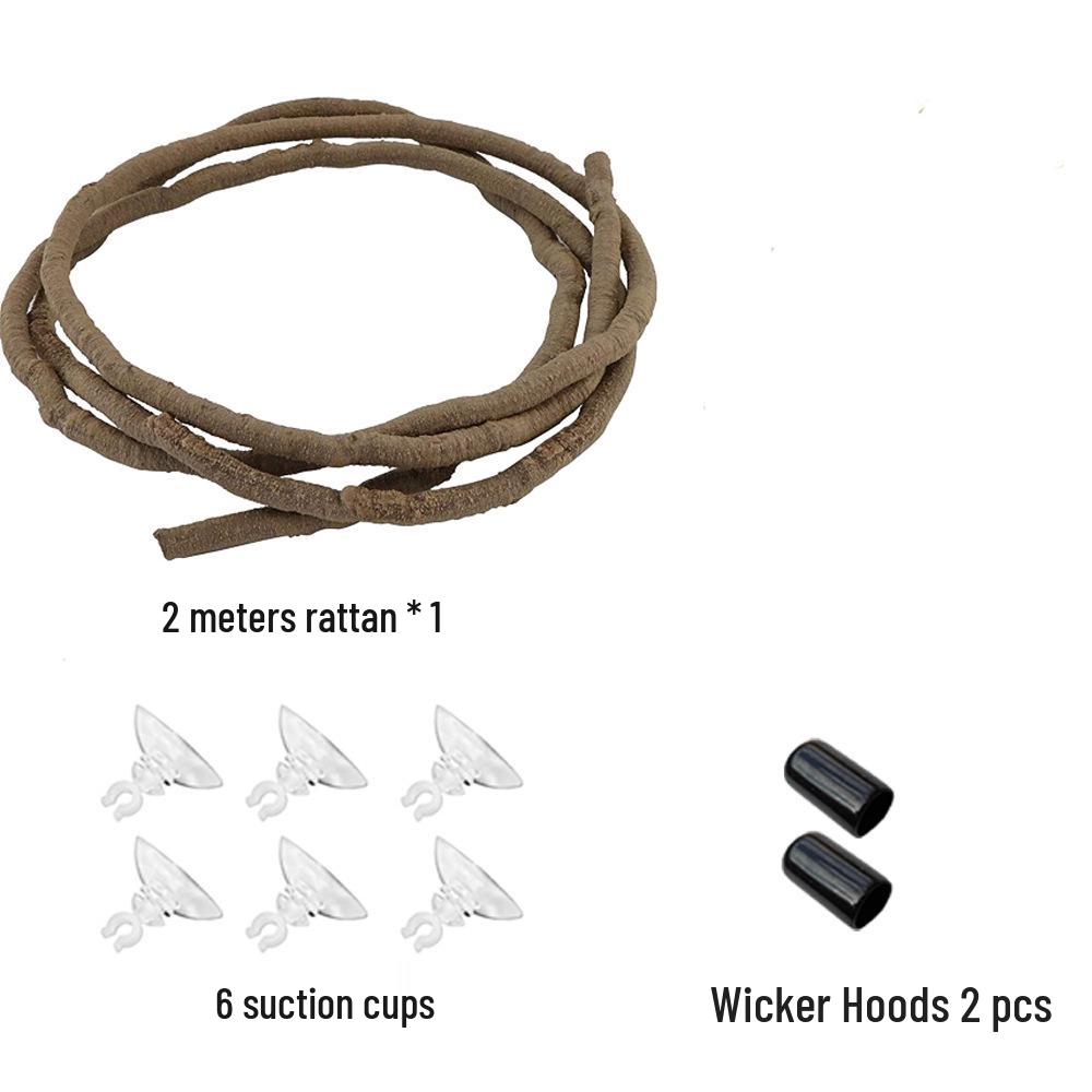 Reptile Habitat Decor: Simulation Vine with Lizard, Chameleon, Snake & Gecko Climbing Features