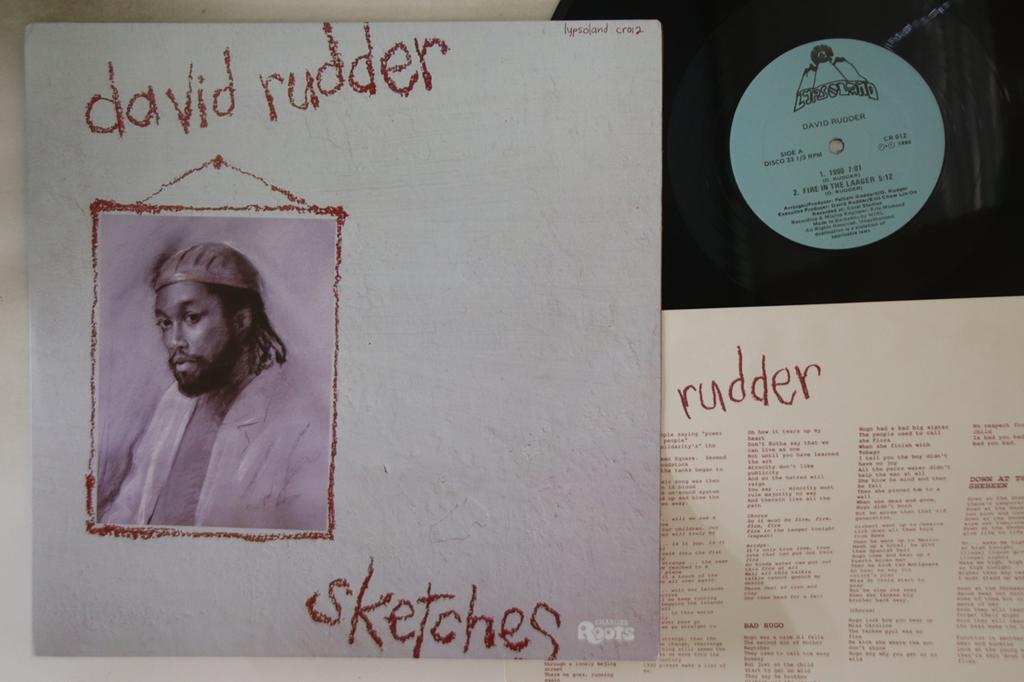 LP Record DAVID RUDDER - Sketches CR012 LYPSOLAND 1990 Barbados Reggae, Ska & Dub Used