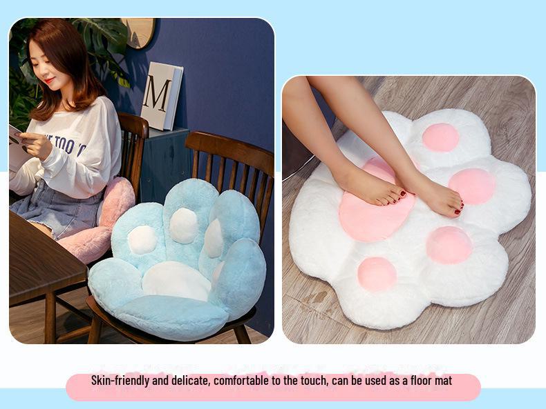 Cartoon Bear Paw Semi-Enclosed Office Chair & Sofa Cushion