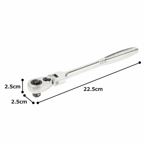 TONE Swing Ratchet Handle (Hold Type) RH3FH Drive Angle 9.5mm (3/8")