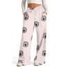 Women's Wide Leg Casual Pants High Waist  Printed Sweatpants