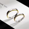 Banyan Tree S925 Silver Couple Rings – Classic Smooth Love Bands for Index Finger