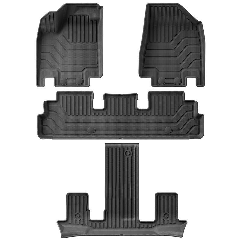 Custom All-TPE Floor, Trunk, and Seat Back Mats for 24 Nissan Land Cruiser Models