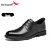 Red Dragonfly Men's Luxury Leather Derby Shoes - Casual & Formal