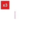 Mitsubishi Pencil 'uni' Colored Pencil No.880, Pink, Bundle Set of 3