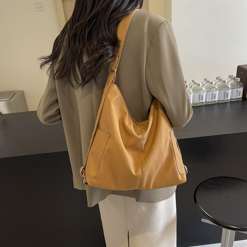 Simple and Large-capacity Tote Bag Women's 2025 New Multi-functional Backpack Fashionable and Casual Shoulder Messenger Backpack