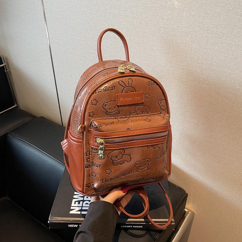 Niche Backpack Women's New Trendy Retro Casual Versatile Schoolbag Student Travel Backpack